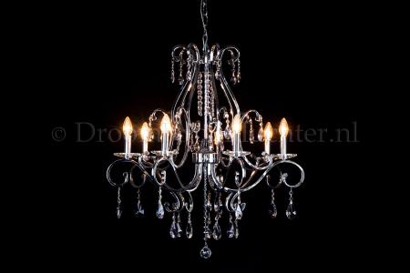 Crystal Chandelier Clarance 7 light (chrome) - Modern chandeliers