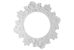 Ceiling rosette ring Ornament 115x115cm Plaster - OR1087
