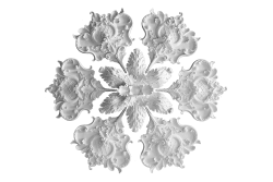 Ceiling rosette Ornament 196x196cm Plaster - OREC-R 302