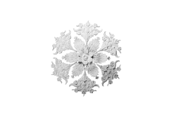 Ceiling rosette Ornament 61x61cm Plaster - OREC-R 402