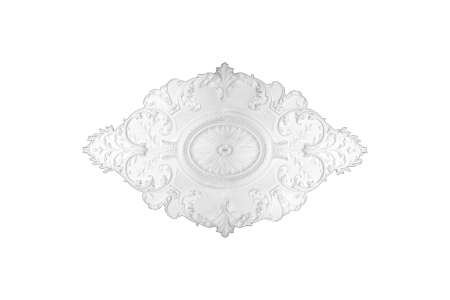 Ceiling rosette Ornament 181x110cm Plaster - ORR100 - Rosettes from 60cm