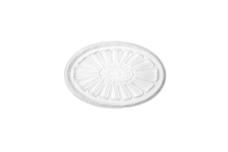 Ceiling rosette Ornament 55x37cm Plaster - ORR102 - Rosettes 40-60cm