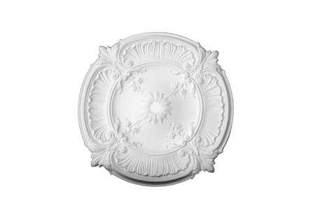 Ceiling rosette Ornament 76x76cm Plaster - ORR103 - Rosettes from 60cm