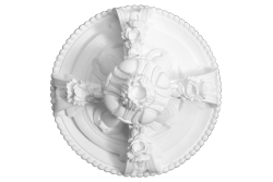Ceiling rosette Ornament 48x48cm Plaster - ORR105B