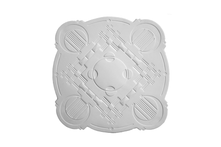 Ceiling rosette Ornament 88x88cm Plaster - ORR117 - Rosettes from 60cm