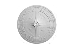 Ceiling rosette Ornament 81x81cm Plaster - ORR122
