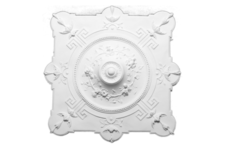 Ceiling rosette Ornament 47x47cm Plaster - ORR123 - Rosettes 40-60cm