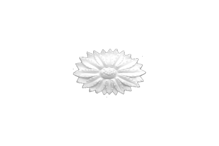 Ceiling rosette Ornament 20x13cm Plaster - ORR17 - Rosettes till 40cm