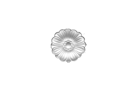 Ceiling rosette Ornament 15x15cm Plaster - ORR24 - Rosettes till 40cm