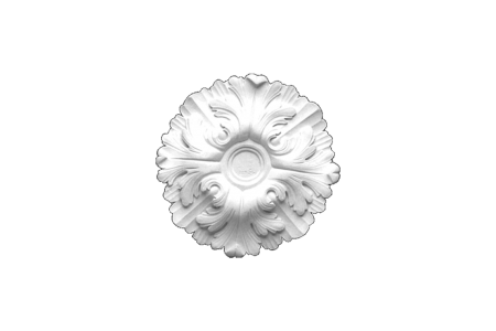 Ceiling rosette Ornament 22x22cm Plaster - ORR28 - Rosettes till 40cm