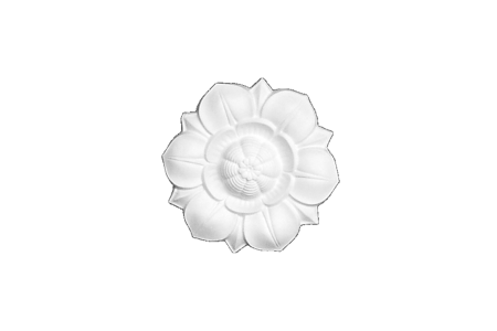 Ceiling rosette Ornament 19x19cm Plaster - ORR29 - Rosettes till 40cm