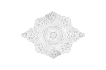 Ceiling rosette Ornament 162x123cm Plaster - ORR300 - Rosettes from 60cm