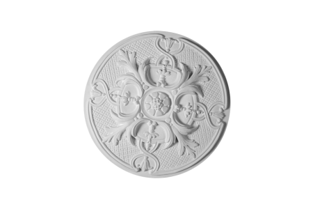 Ceiling rosette Ornament 35x35cm Plaster - ORR4 - Rosettes till 40cm