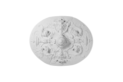 Ceiling rosette Ornament 111x87cm Plaster - ORR400