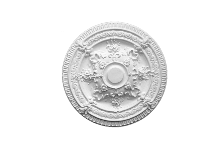 Ceiling rosette Ornament 66x66cm Plaster - ORR41 - Rosettes from 60cm