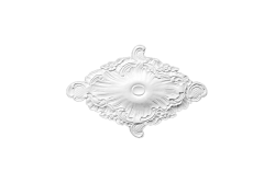 Ceiling rosette Ornament 59x39cm Plaster - ORR42