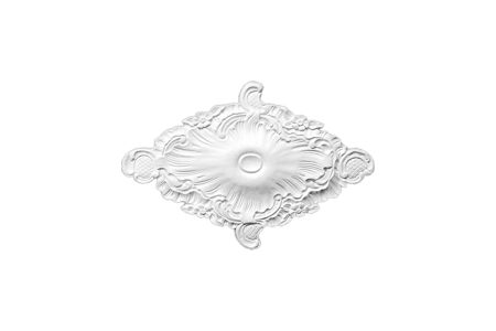 Ceiling rosette Ornament 59x39cm Plaster - ORR42 - Rosettes 40-60cm