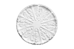 Ceiling rosette Ornament 44x44cm Plaster - ORR44A