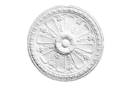 Ceiling rosette Ornament 45x45cm Plaster - ORR47 - Rosettes 40-60cm