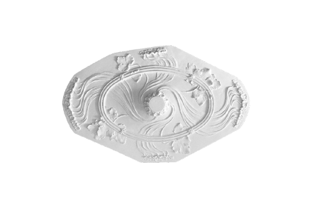 Ceiling rosette Ornament 99x60cm Plaster - ORR480 - Rosettes from 60cm