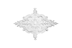 Ceiling rosette Ornament 153x111cm Plaster - ORR600