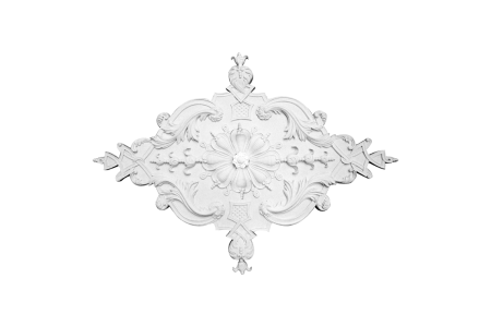 Ceiling rosette Ornament 153x111cm Plaster - ORR600 - Rosettes from 60cm