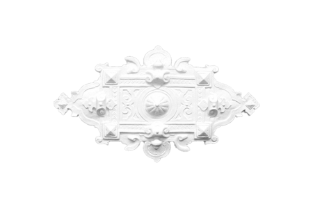 Ceiling rosette Ornament 80x45cm Plaster - ORR65 - Rosettes from 60cm