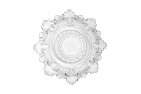 Ceiling rosette Ornament 30x30cm Plaster - ORR69 - Rosettes till 40cm