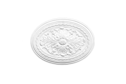 Deckenrosette Ornament 59x43cm Gips - ORR7