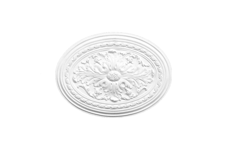 Ceiling rosette Ornament 59x43cm Plaster - ORR7 - Rosettes 40-60cm