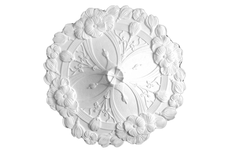 Ceiling rosette Ornament 82x82cm Plaster - ORR73 - Rosettes from 60cm