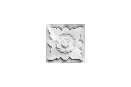 Ceiling rosette Ornament 22x22cm Plaster - ORR74 - Rosettes till 40cm