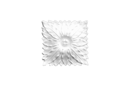 Ceiling rosette Ornament 24x24cm Plaster - ORR75 - Rosettes till 40cm