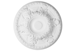 Ceiling rosette Ornament 49x49cm Plaster - ORR79