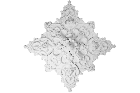 Ceiling rosette Ornament 180x180cm Plaster - ORR800 - Rosettes from 60cm