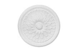 Ceiling rosette Ornament 42x42cm Plaster - ORR89