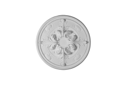 Ceiling rosette Ornament 61x61cm Plaster - ORR95