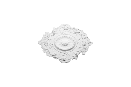 Ceiling rosette Ornament 85x61cm Plaster - ORRP21 - Rosettes from 60cm