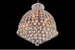 Crystal Chandelier Johanne 12 light chrome - Ø48cm Crystal Chandelier Johanne 12 light chrome - Ø48cm