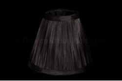 Clip on lampshade Organza black