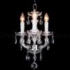 Crystal Chandelier Maria Theresa in chrome 3 lights - Ø30cm