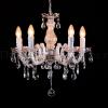 Crystal Chandelier Maria Theresa in chrome 5 lights - Ø45cm 