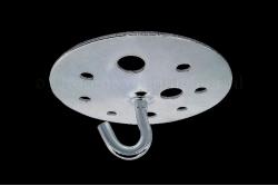 Ceiling Plate Metal Round with Hook for Chandeliers