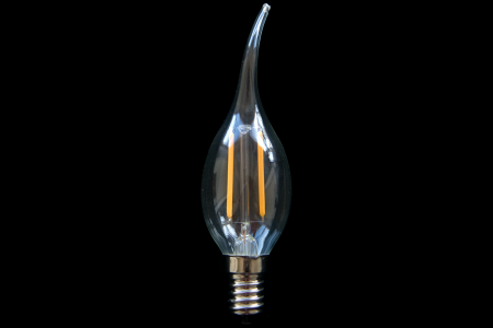 LED Candle E14 clear tip 0.6 Watt 2500K (dimmable) - Bulbs