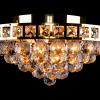 Ceiling light Amanda 4 light gold crystal