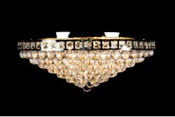 Ceiling light Amanda 8 light gold crystal - Ø60cm/23.6Inch Ceiling light Amanda 8 light gold crystal - Ø60cm/23.6Inch