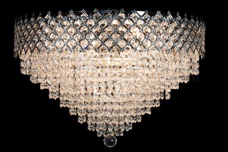 Ceiling lamp Amy 9 light (Crystal/Chrome) - Ø23.6 Inch - Ceiling lights