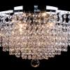 Ceiling lamp Livia 4 lights chrome crystal - Ø40cm