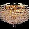 Ceiling lamp Livia 4 lights gold crystal - Ø40cm