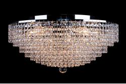 Ceiling lamp Livia 8 lights chrome crystal - 60cm Ceiling lamp Livia 8 lights chrome crystal - 60cm